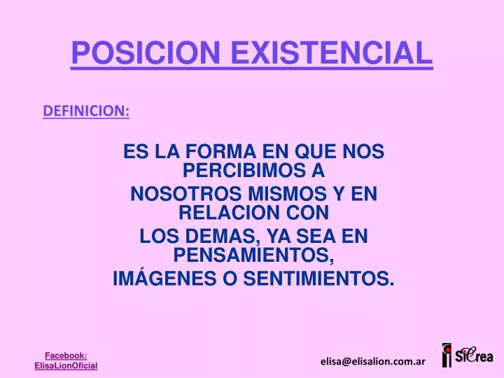 posicion existencial