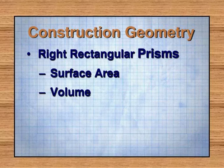 construction geometry