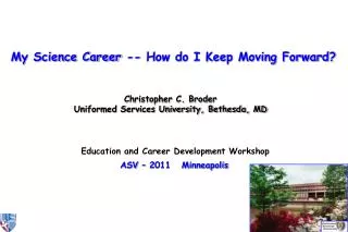 Education and Career Development Workshop