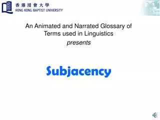 Subjacency