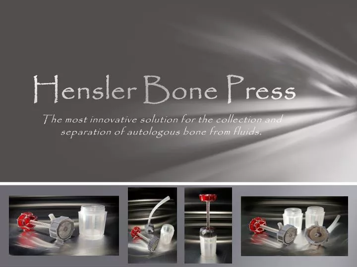 hensler bone press
