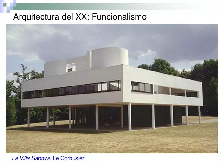 arquitectura del xx funcionalismo
