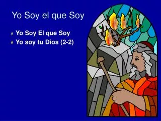 yo soy el que soy