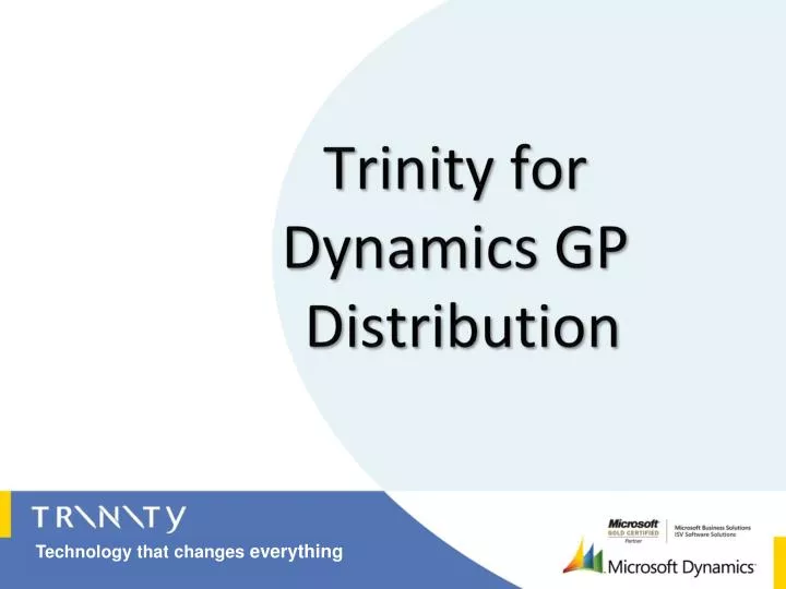 trinity for dynamics gp distribution