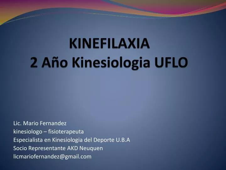 kinefilaxia 2 a o kinesiologia uflo