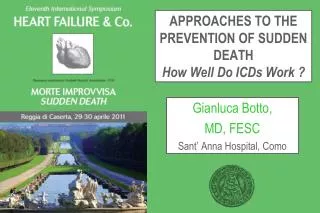 APPROACHES TO THE PREVENTION OF SUDDEN DEATH How Well Do ICDs Work ?