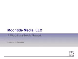 Moontide Media, LLC