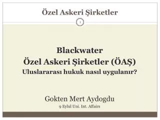zel askeri irketler