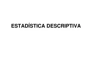 estad stica descriptiva