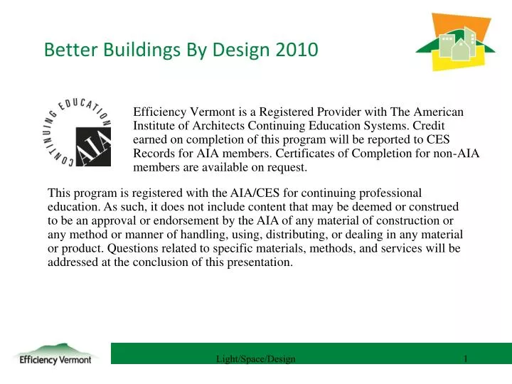 better buildings by design 2010