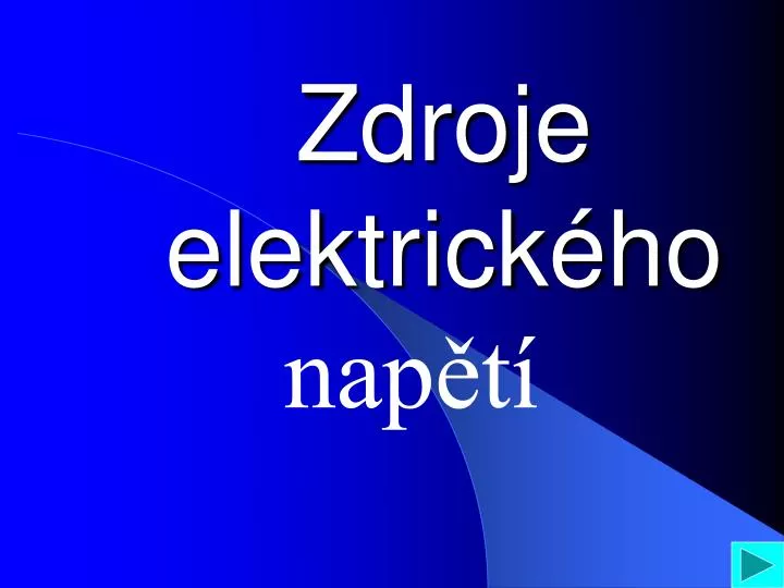 zdroje elektrick ho