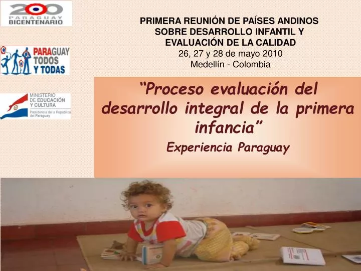 proceso evaluaci n del desarrollo integral de la primera infancia experiencia paraguay
