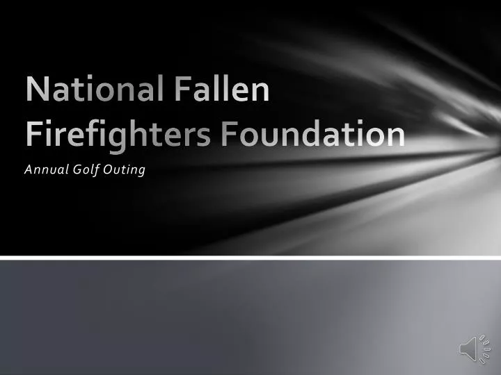 national fallen firefighters foundation