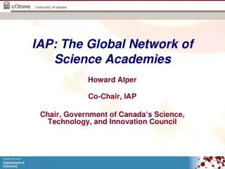 IAP: The Global Network of Science Academies