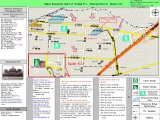 Simple Evacuation Chart of Jiafang Vil., Sinying District, Tainan City