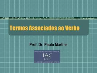 termos associados ao verbo