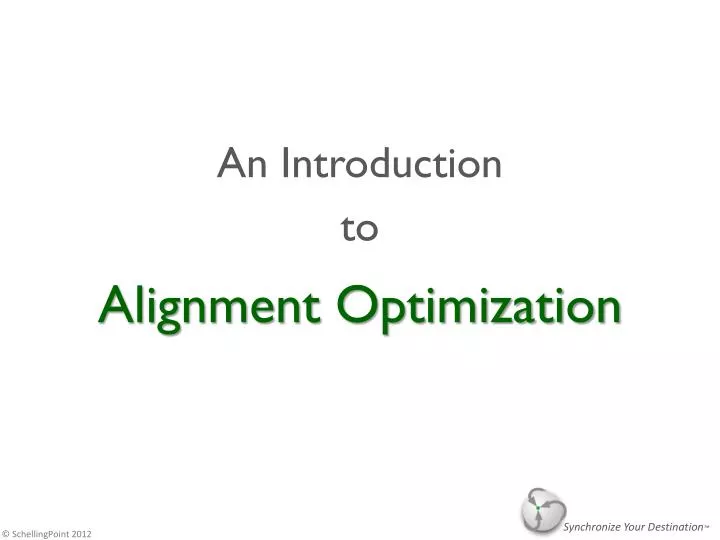 alignment optimization