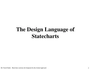 The Design Language of Statecharts