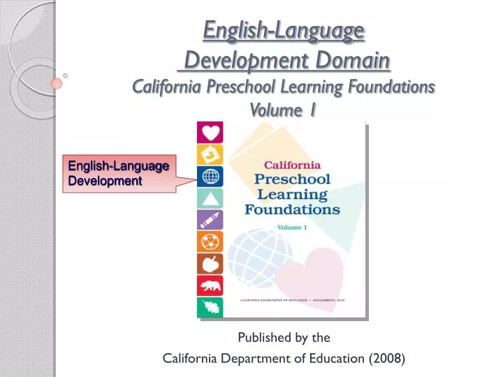 english language development domain california preschool learning foundations volume 1