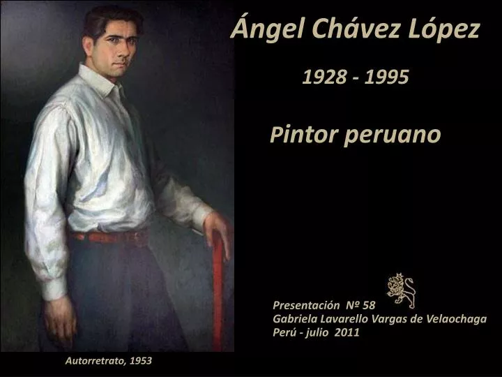 ngel ch vez l pez 1928 1995 p intor peruano