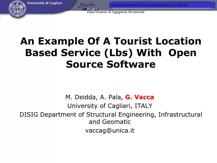 an example of a tourist location based service lbs with open source software
