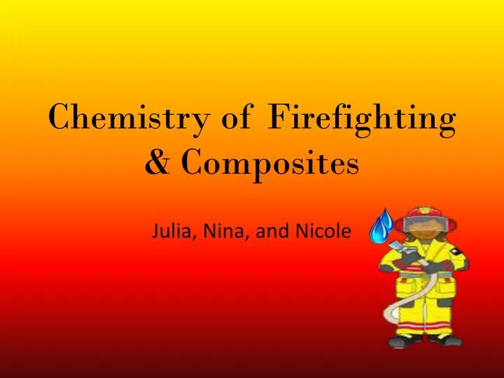 chemistry of firefighting composites
