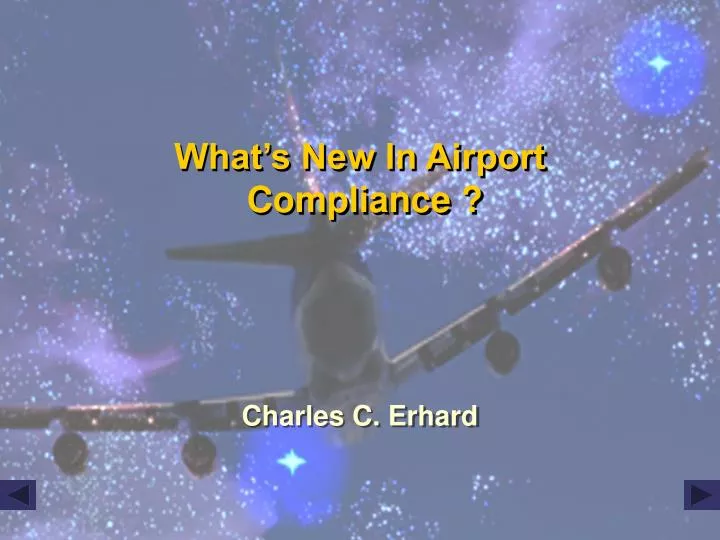 what s new in airport compliance