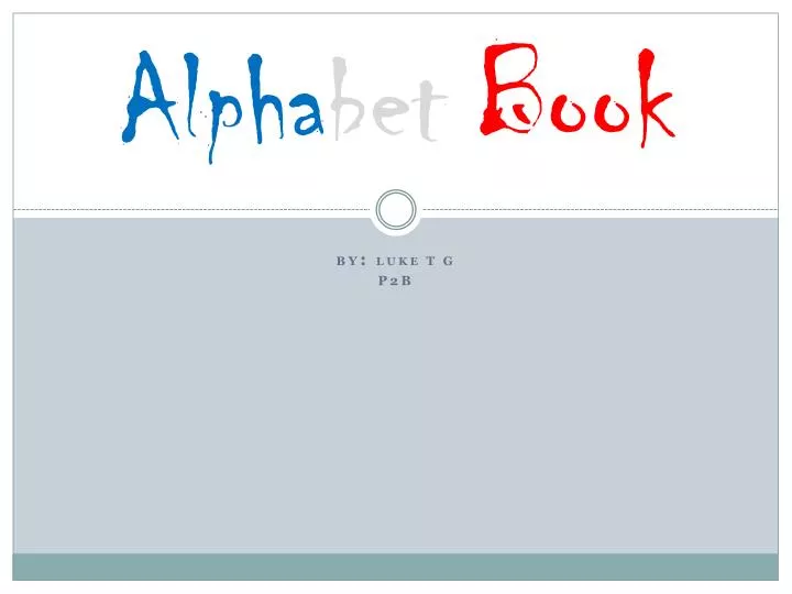 alpha bet book
