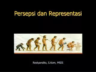 persepsi dan representasi
