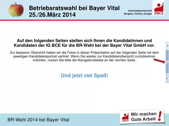 betriebsratswahl bei bayer vital 25 26 m rz 2014