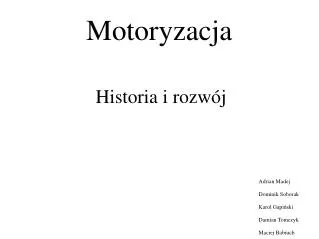 motoryzacja