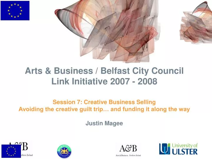 arts business belfast city council link initiative 2007 2008