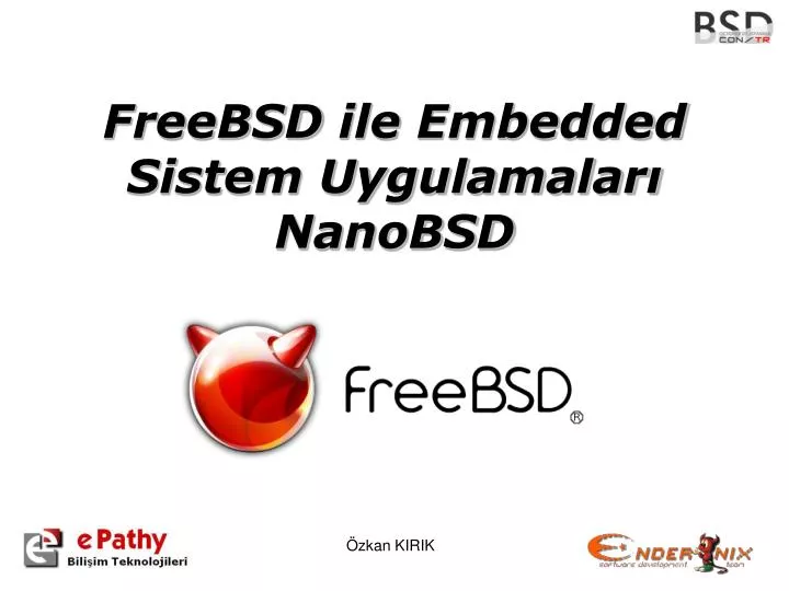 freebsd ile embedded sistem uygulamalar nanobsd