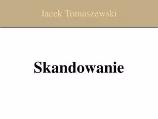 jacek tomaszewski