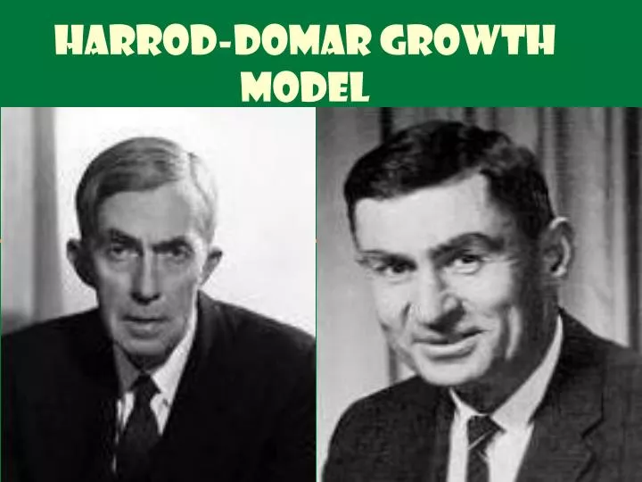 harrod domar growth model