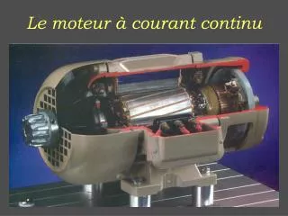 le moteur courant continu