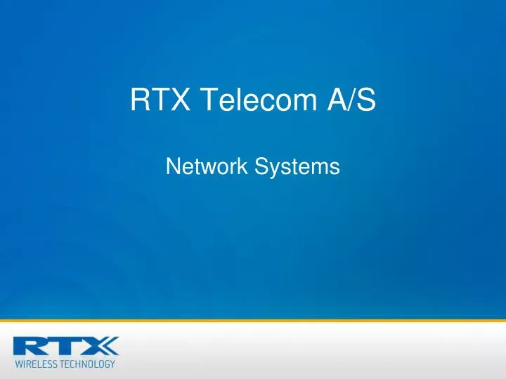 rtx telecom a s