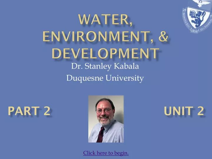 water environment development
