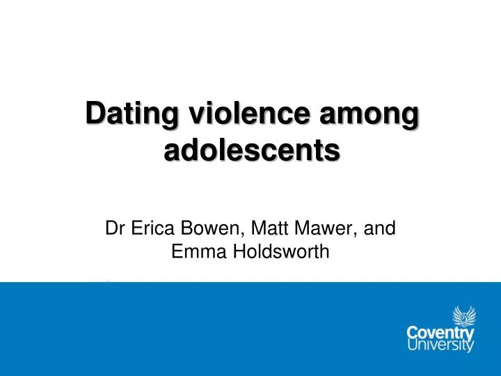 dating violence among adolescents