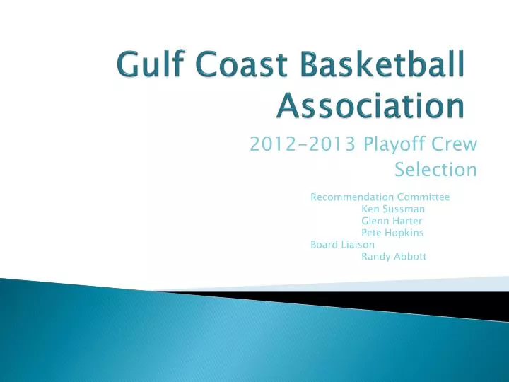 gulf coast basketball association