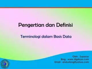 pengertian dan definisi
