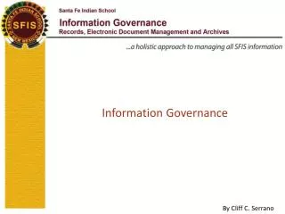 Information Governance