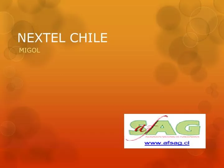 nextel chile