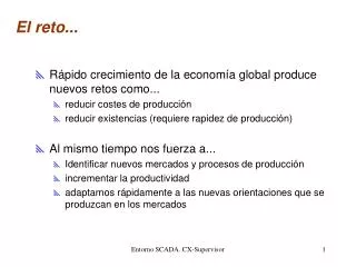 el reto