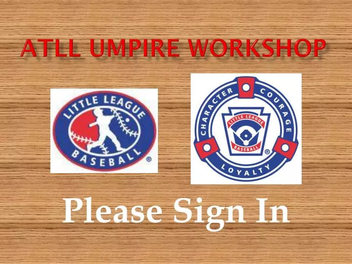 atll umpire workshop