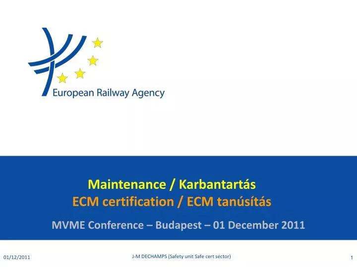 maintenance karbantart s ecm certification ecm tan s t s
