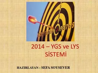 2014 ygs ve lys s stem