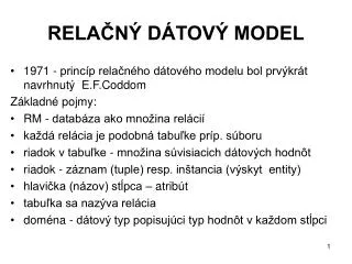 rela n d tov model