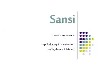 sansi