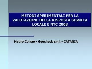mauro corrao geocheck s r l catania